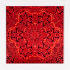 Abstract Giclée Print with Glitter, 'Wu Zetian', 2022