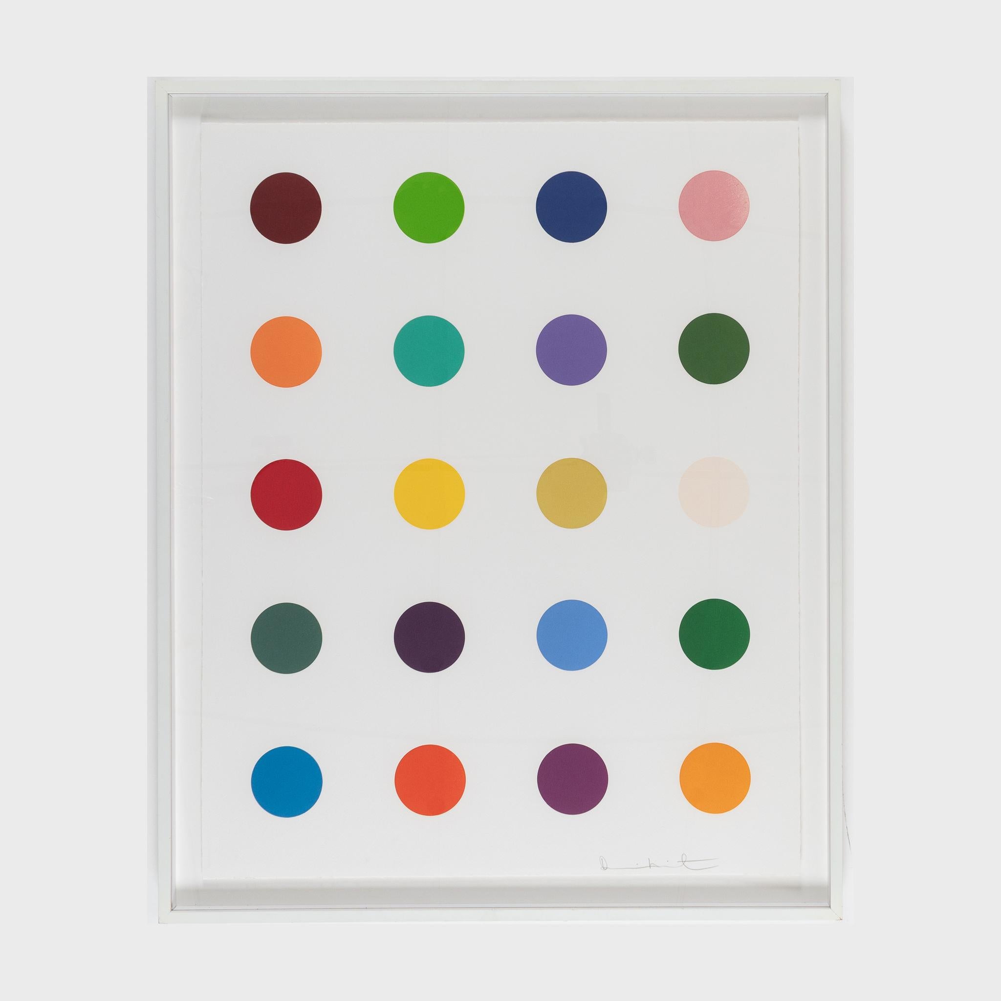 Damien Hirst Abstract Print - Ala Met, from 40 Woodcut Spots