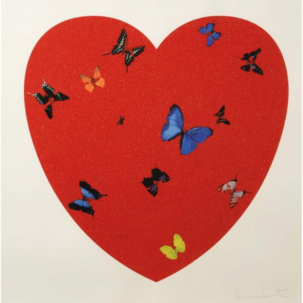 All You Need is Love, Love, Love - Print by Damien Hirst