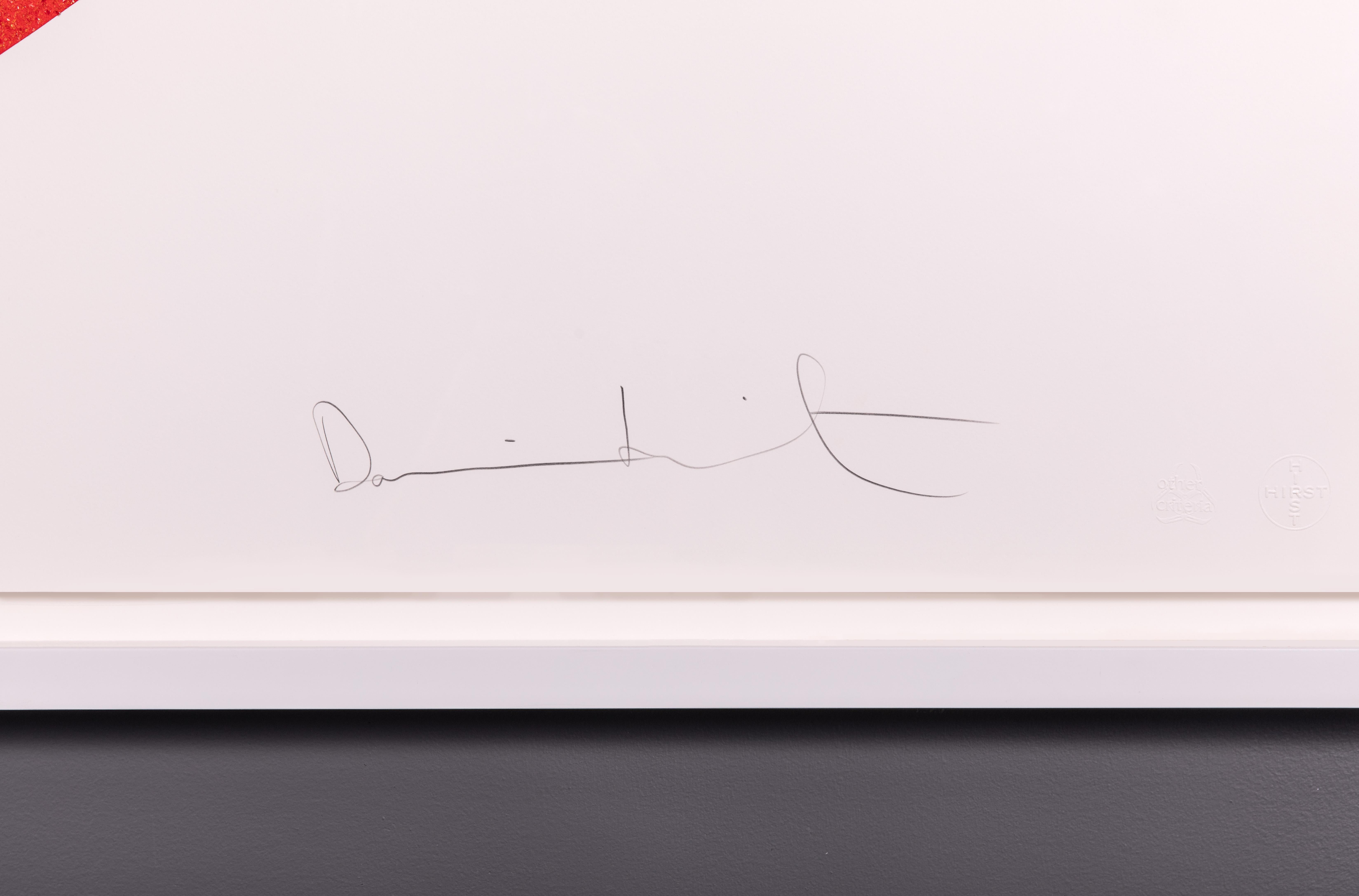 'All You Need Is Love, Love, Love', serigrafia con polvere di diamante, 2010 2