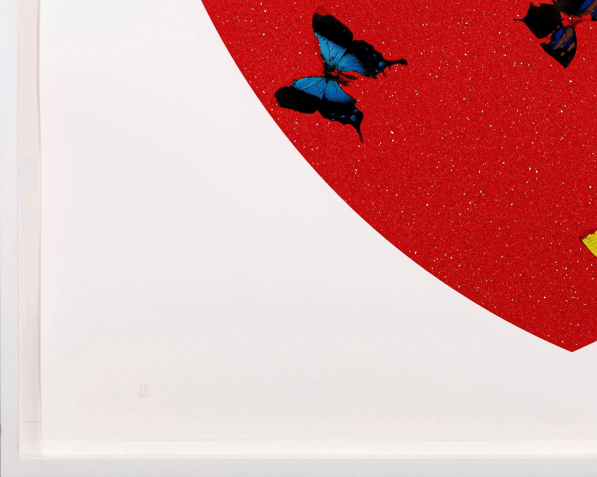 'All You Need Is Love, Love, Love', serigrafia con polvere di diamante, 2010 3