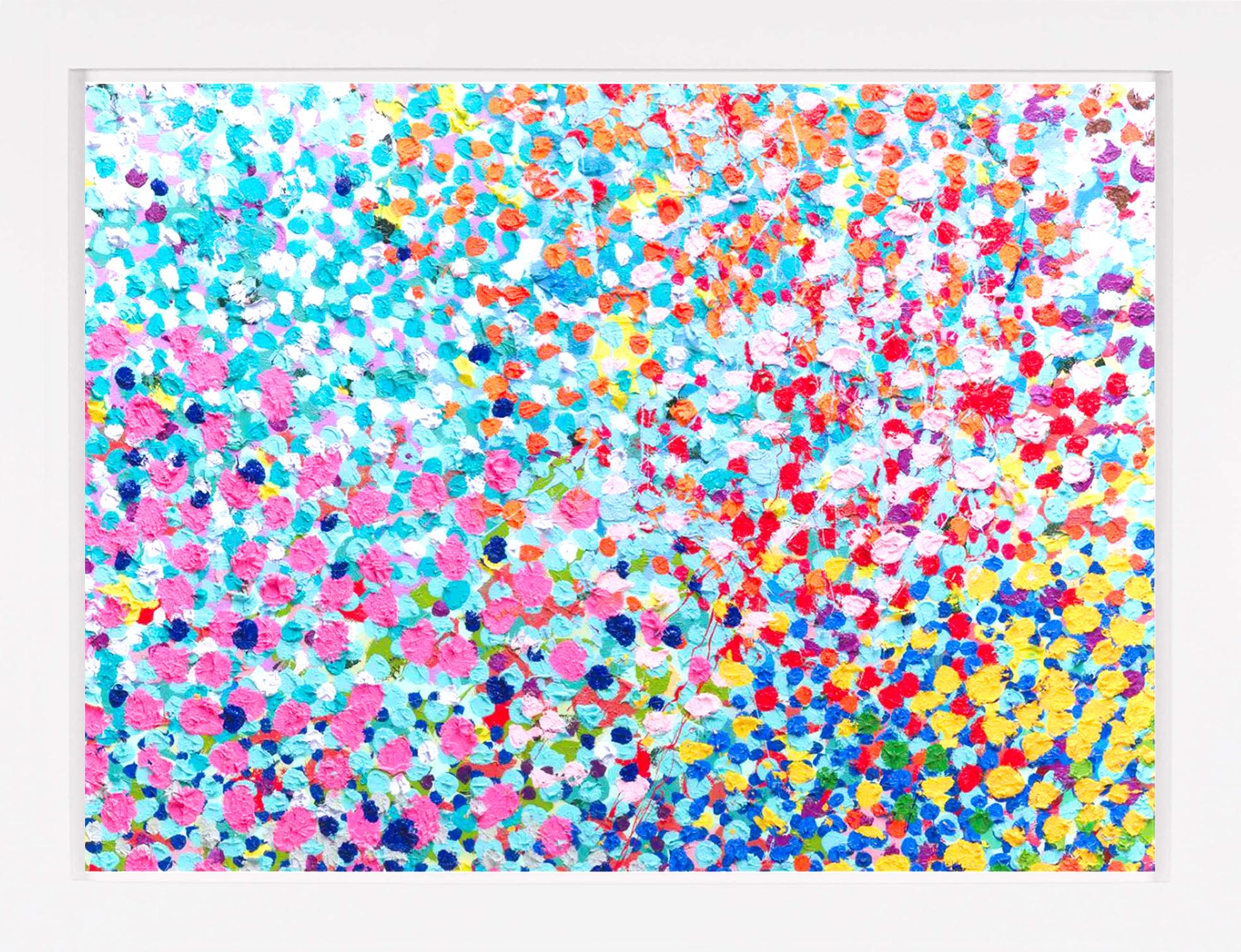 Andromeda The Veils, Abstract Glicée Print on Aluminum, Signed, 2018