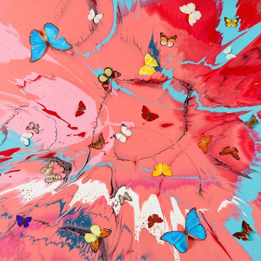 Angelic Seraph Print, Abstract Style, Archival Ink, 2010-