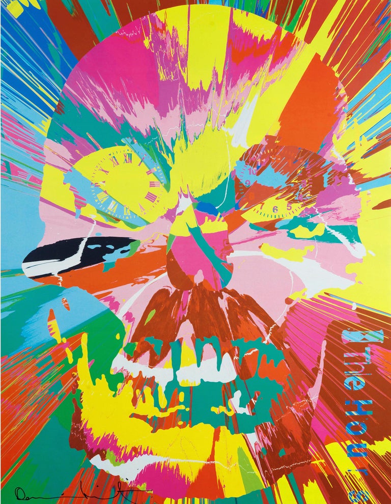 Damien Hirst Beautiful Hours Spin Painting at 1stDibs