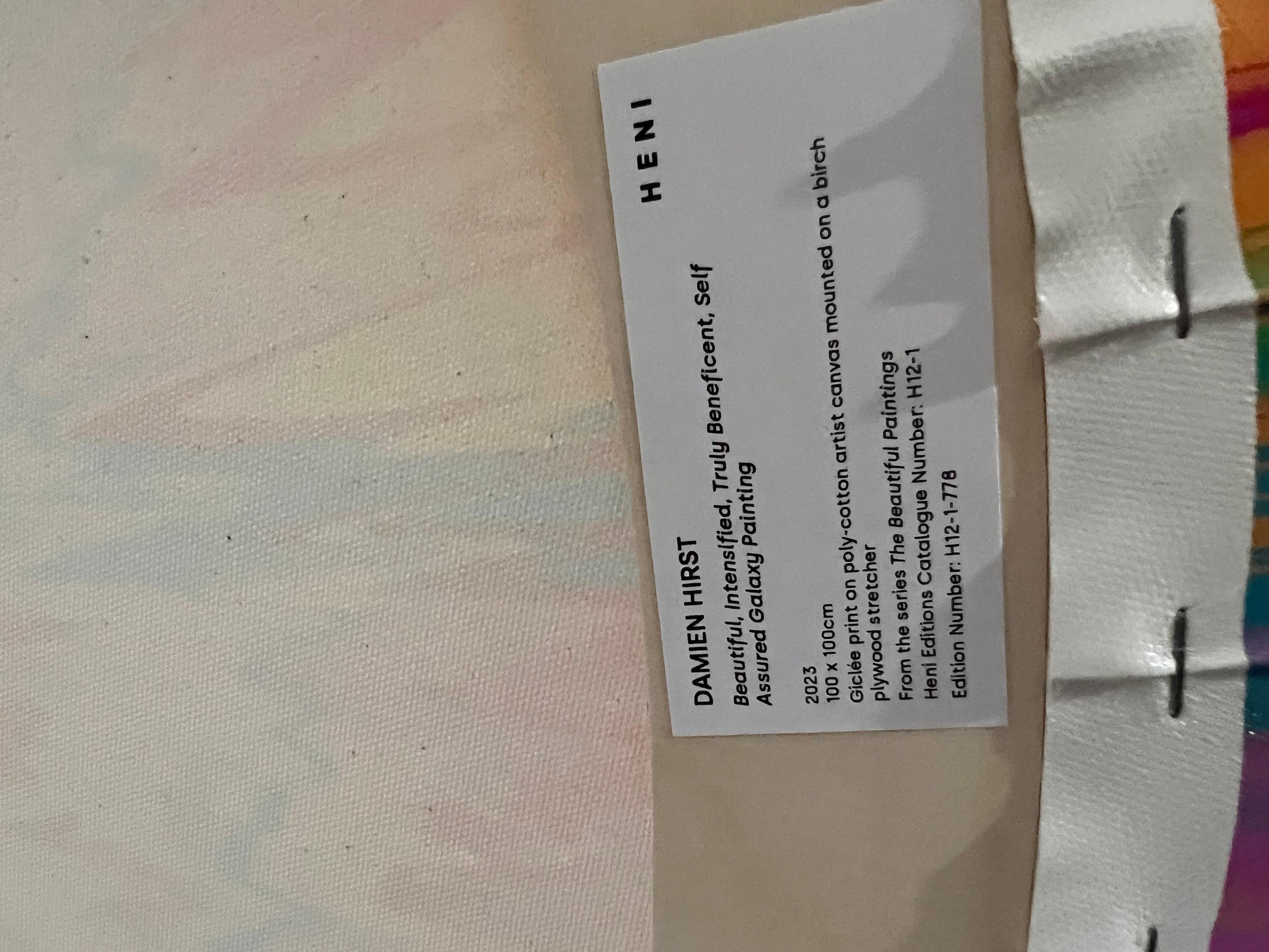 Schönes, intensiviertes, wahrhaft einwandfreies, selbstbewusstes Galaxy-Gemälde – Print von Damien Hirst
