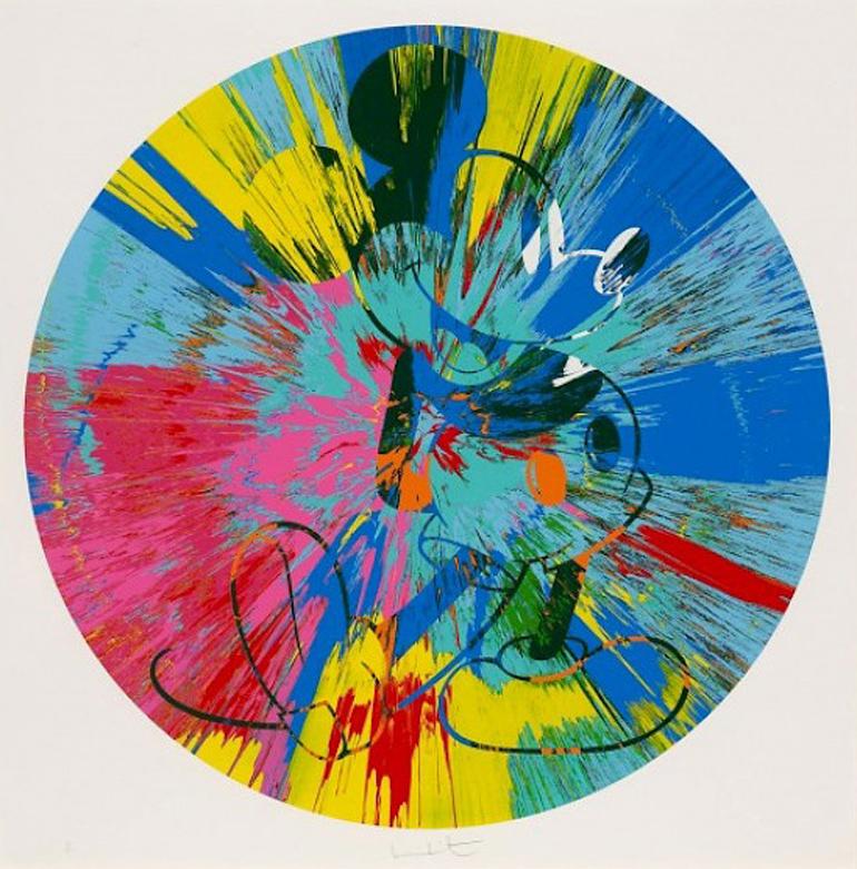Beautiful Mickey - Print by Damien Hirst