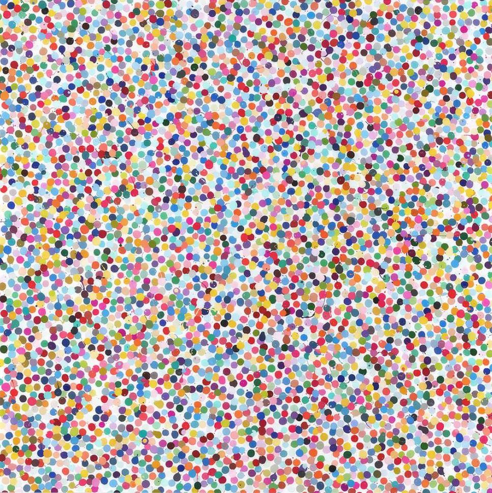 Abstract Print Damien Hirst - Beverly Hills, impression giclée sur aluminium, Pop Art, signée, édition de 100 exemplaires