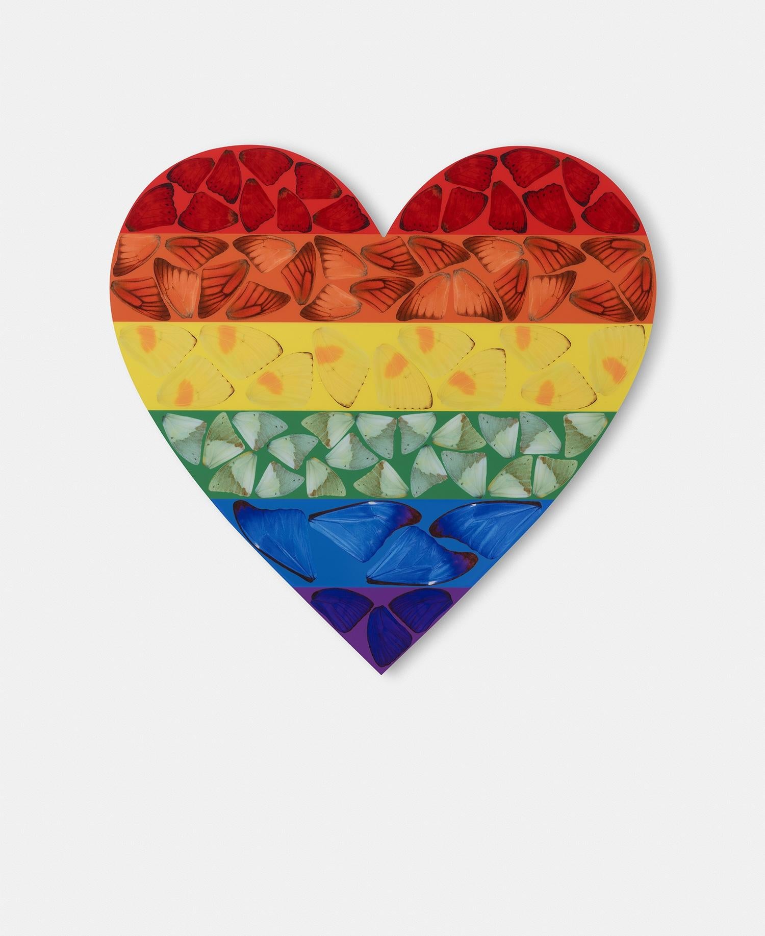 Butterfly Heart (Small) - Print by Damien Hirst