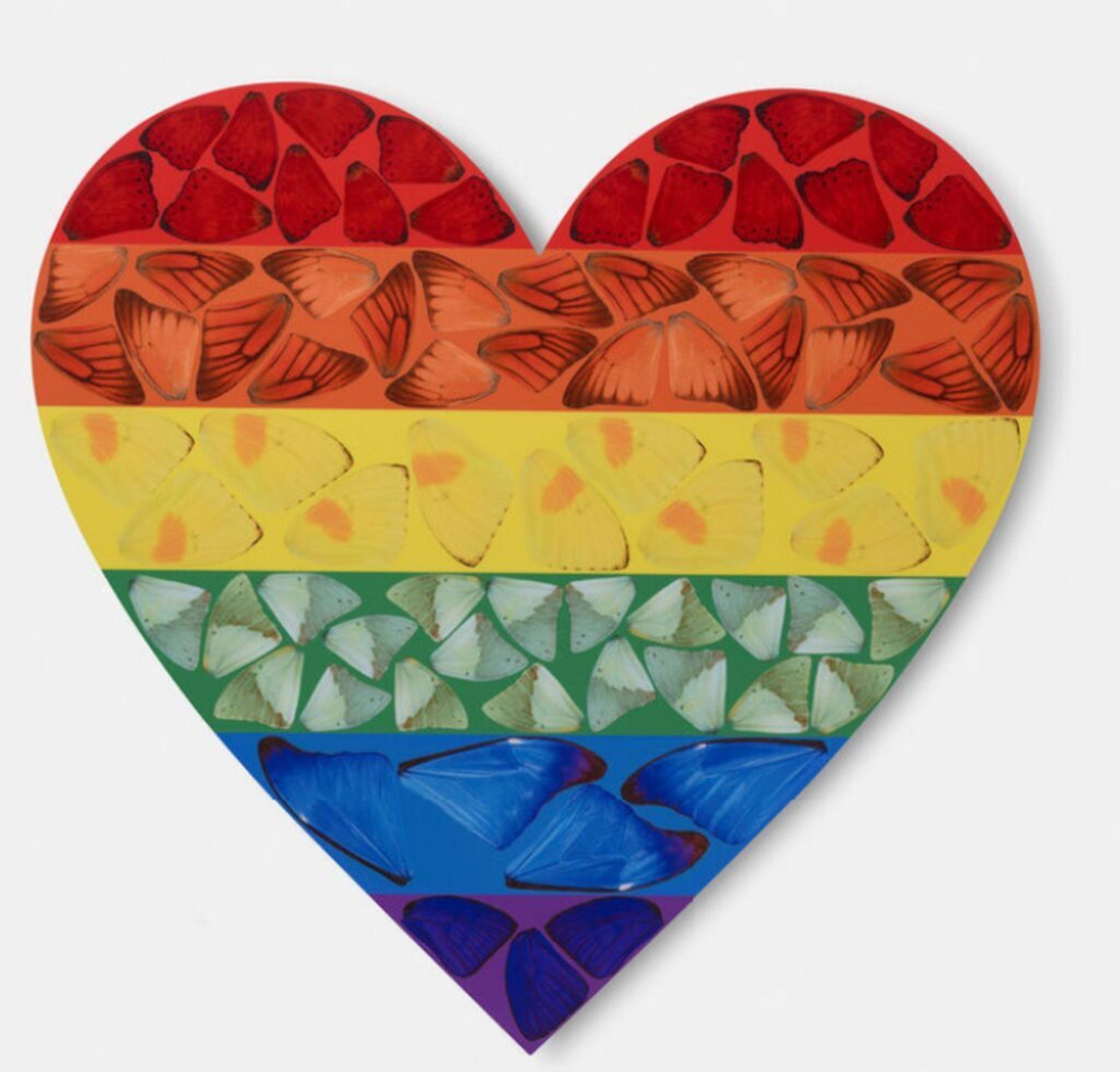 Cuore di farfalla (Small) H7-4 stampa su pannello di alluminio nuovo nella confezione dell'editore