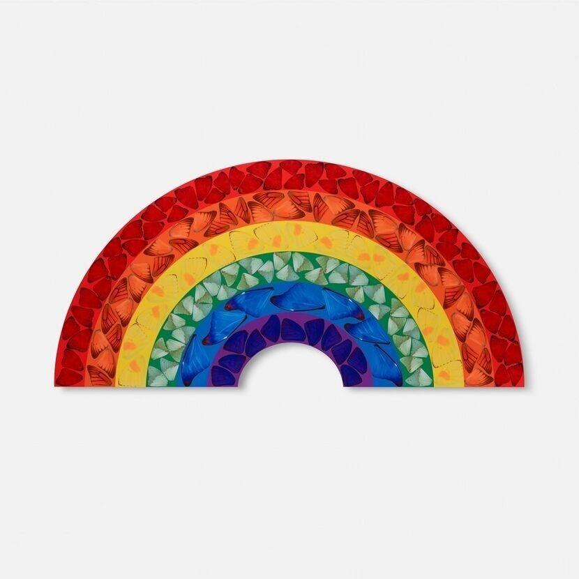 Farfalla Arcobaleno (grande) - Arte contemporanea, 21° secolo, YBAs, Colore, Stampa - Print Young British Artists (YBA) di Damien Hirst