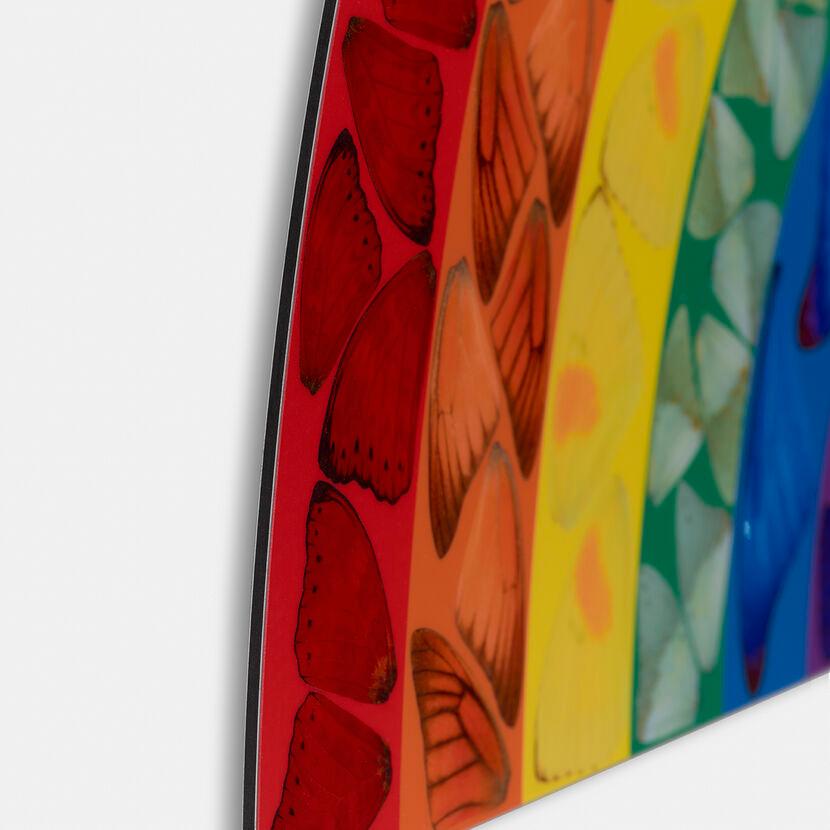 Farfalla Arcobaleno (grande) - Arte contemporanea, 21° secolo, YBAs, Colore, Stampa - Abstract Print Nero di Damien Hirst