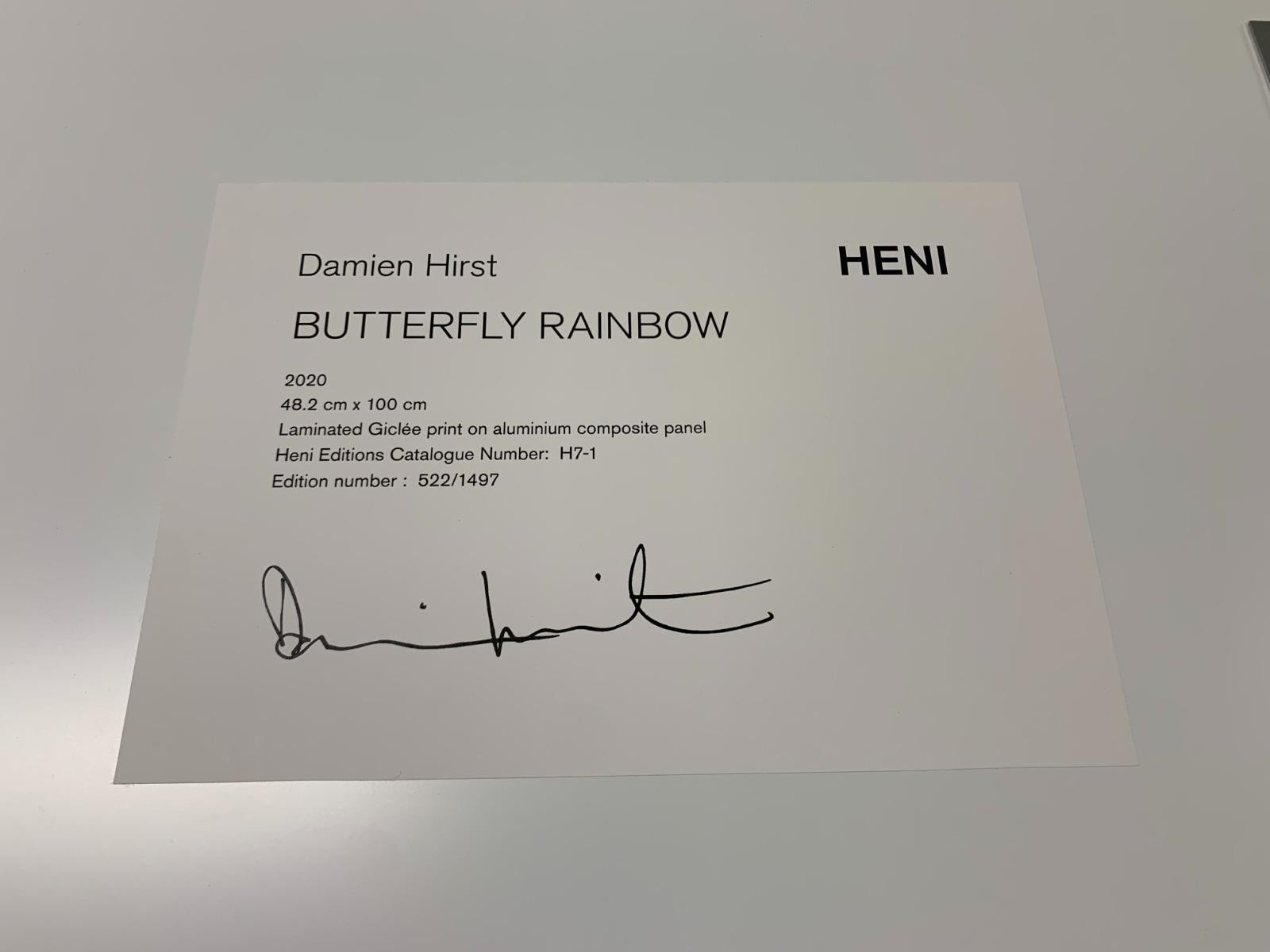 Butterfly Rainbow (large) - Contemporary art, 21st Century, YBAs, Color, Print 1
