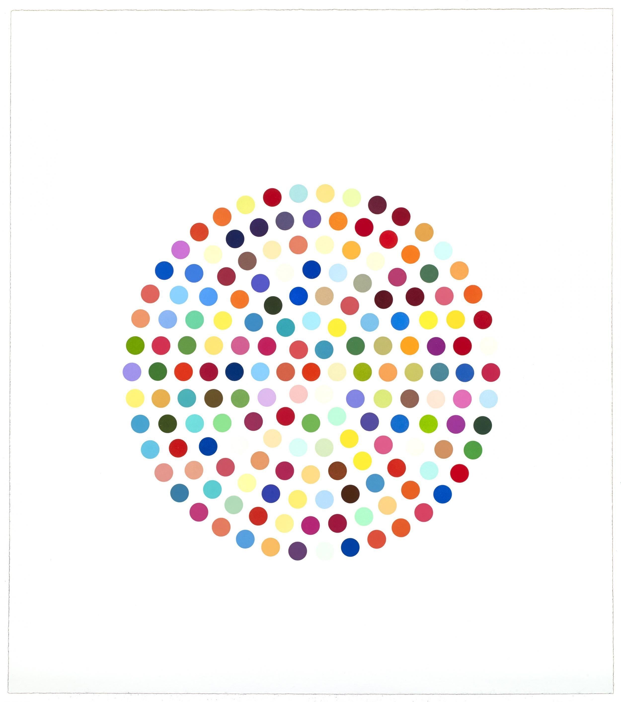 Abstract Print Damien Hirst - Céphalothine