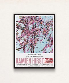 Cherry Blossoms Poster (Framed) - Foundation Cartier Cerisiers En Fleurs Cherry