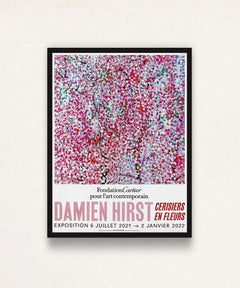 Cherry Blossoms Poster (Framed) - Foundation Cartier Cerisiers En Fleurs Cherry