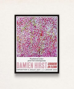 Cherry Blossoms Poster (Framed) - Foundation Cartier Cerisiers En Fleurs Cherry