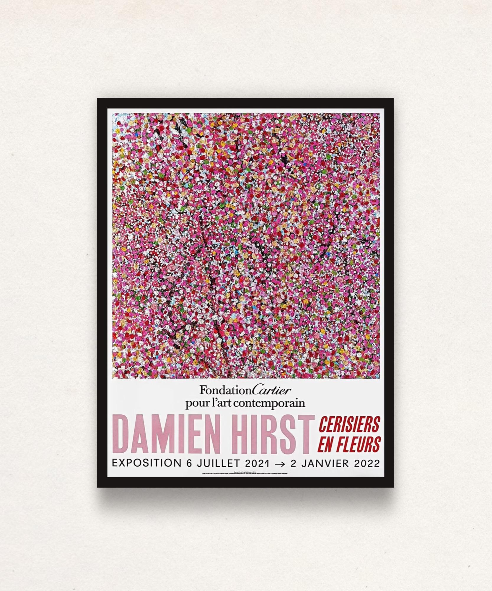 Cherry Blossoms Poster (Framed) - Foundation Cartier Cerisiers En Fleurs Cherry