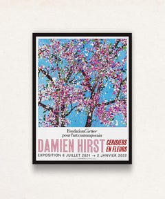 Cherry Blossoms Poster (Framed) - Foundation Cartier Cerisiers En Fleurs Cherry