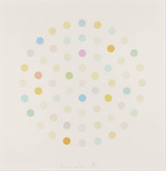 Ciclopirox Olamine, 2004- Iconic Dots by Hirst.  Hand Signed & # etching  MINT