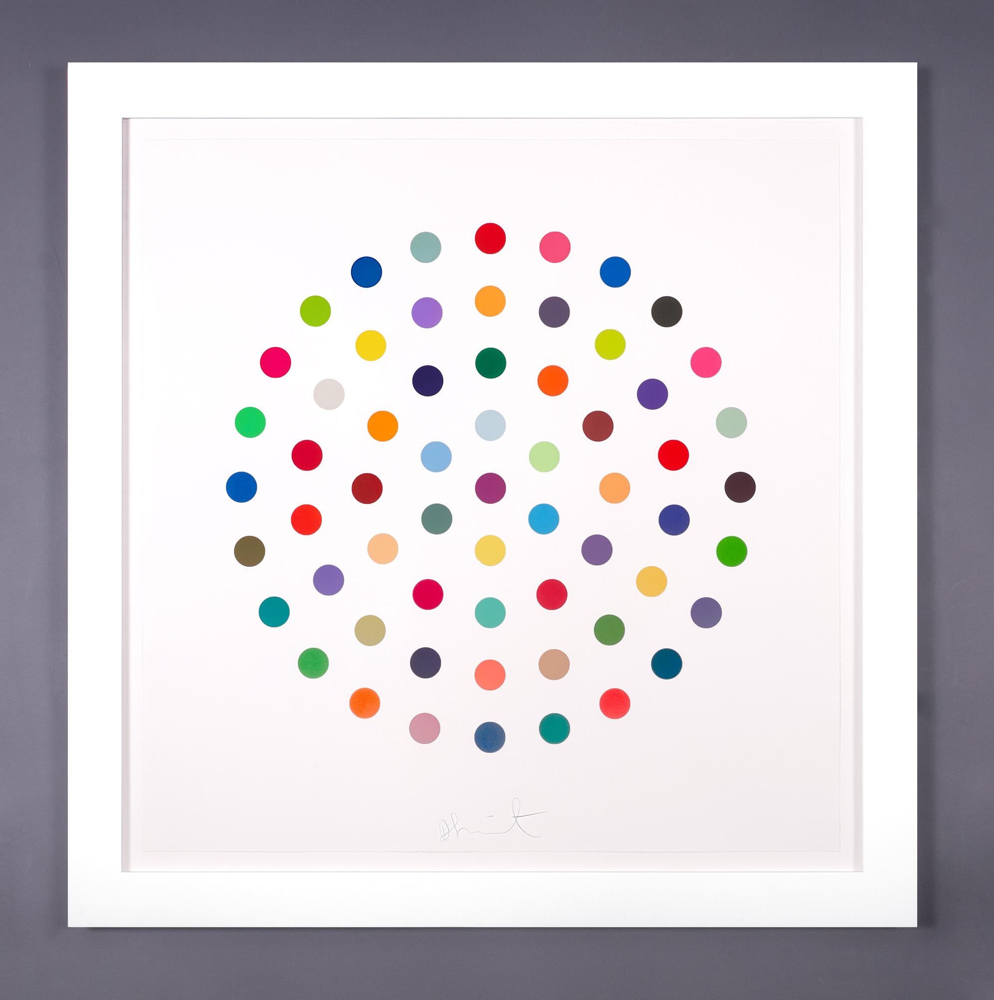 'Cineole' Multicolor Spot Etching, 2004 - Print by Damien Hirst