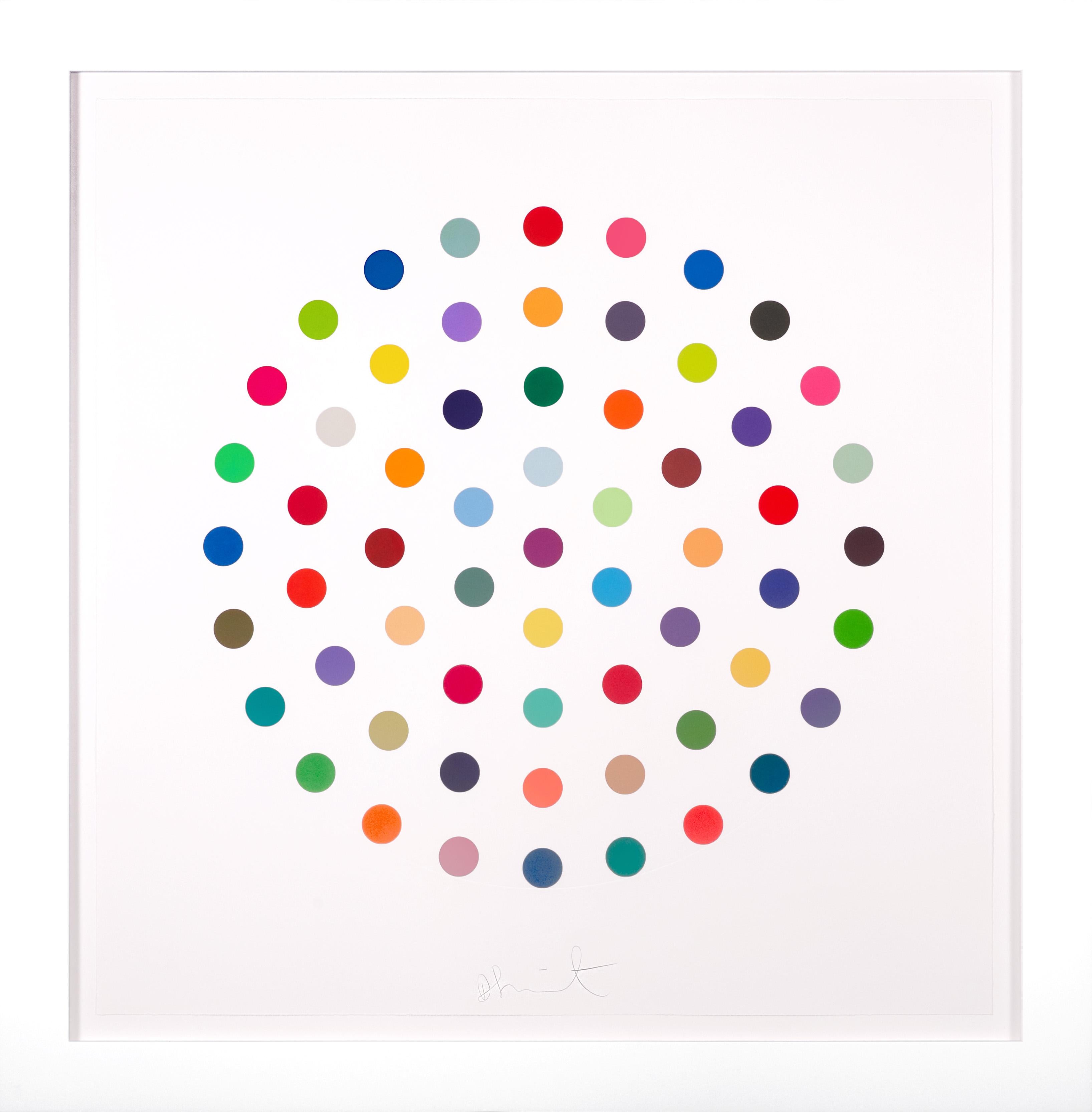 Damien Hirst Abstract Print - 'Cineole' Multicolor Spot Etching, 2004
