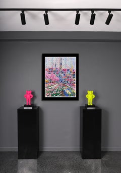 Civilisation Exploding Print, Abstract Style, Archival Ink, 2010+