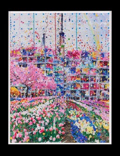 Civilisation Exploding Print, Abstract Style, Archival Ink, 2010+