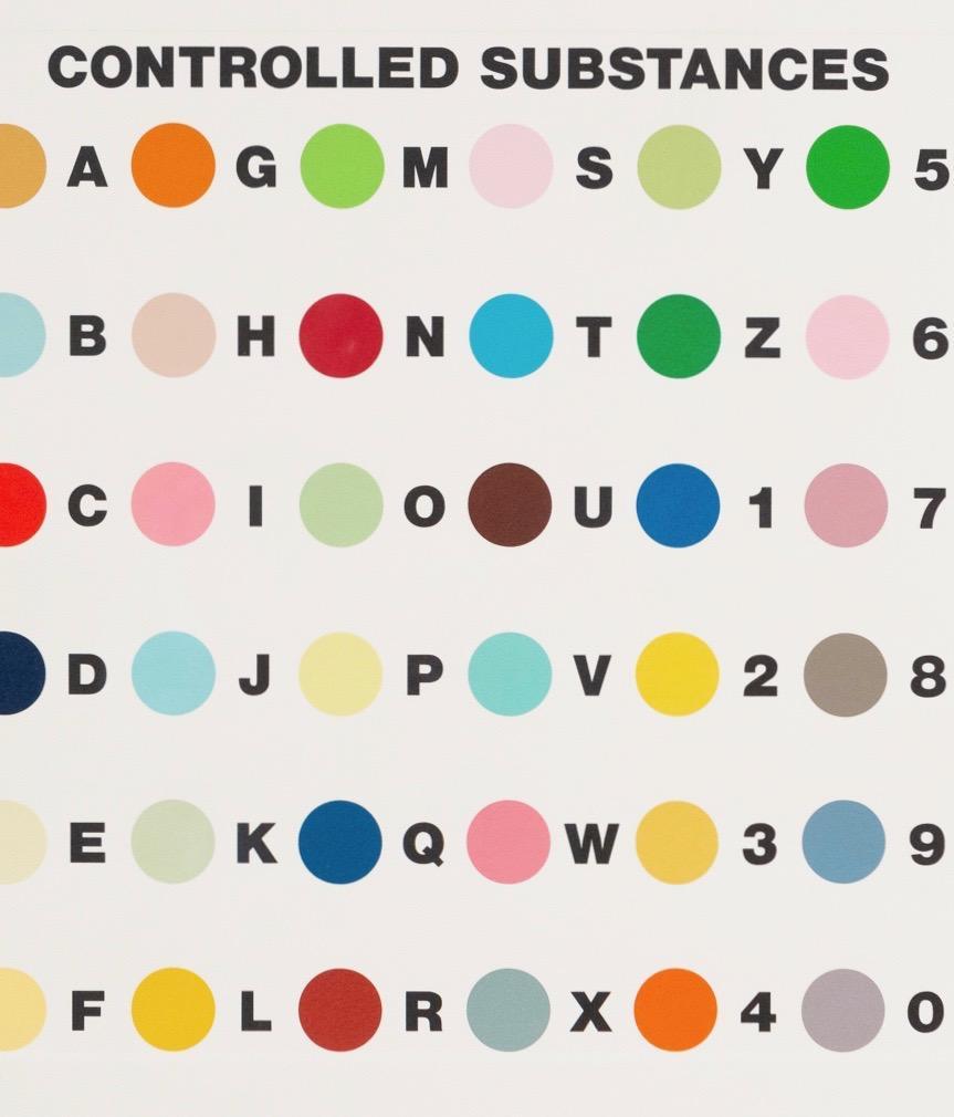 damien hirst controlled substances