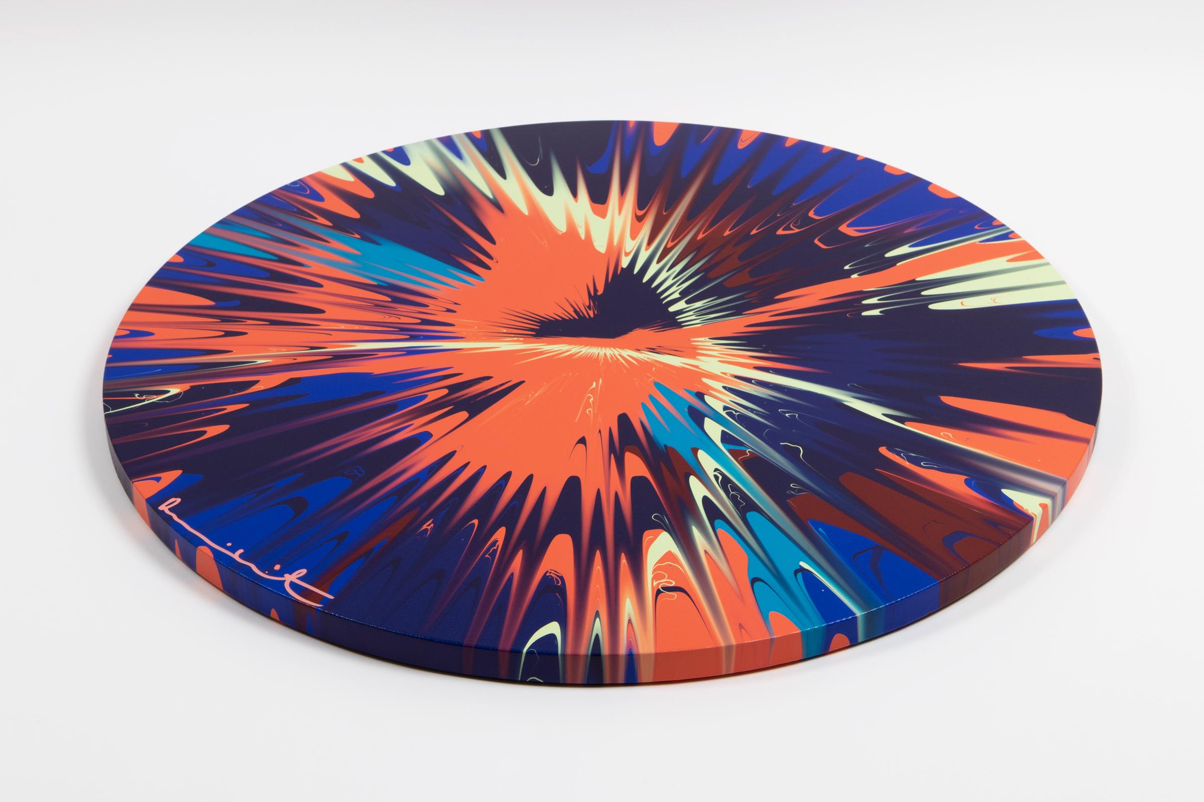 Damien Hirst - Beautiful, Tastefully Sensuous Explosion Painting, Unique Print For Sale 4
