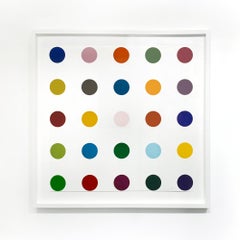 Damien Hirst "Bromobenzotrifluoride" Taches Gravure sur bois