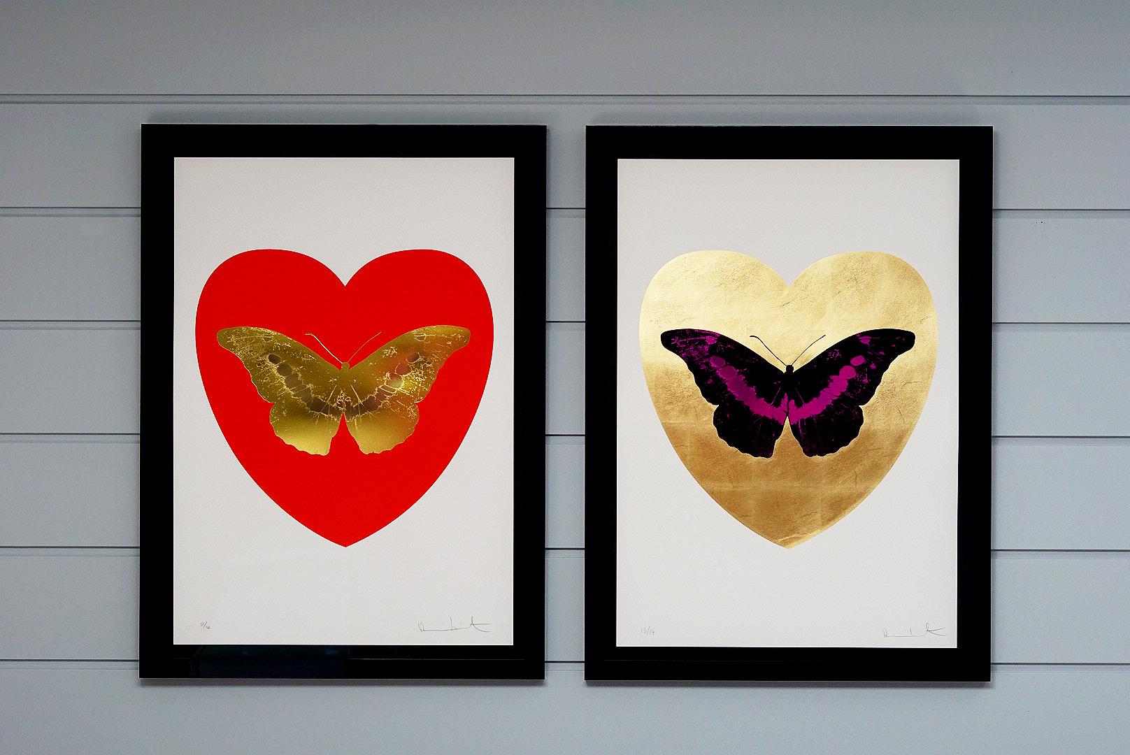 Damien Hirst, Butterfly, Poppy Red/Gold (2015) 7