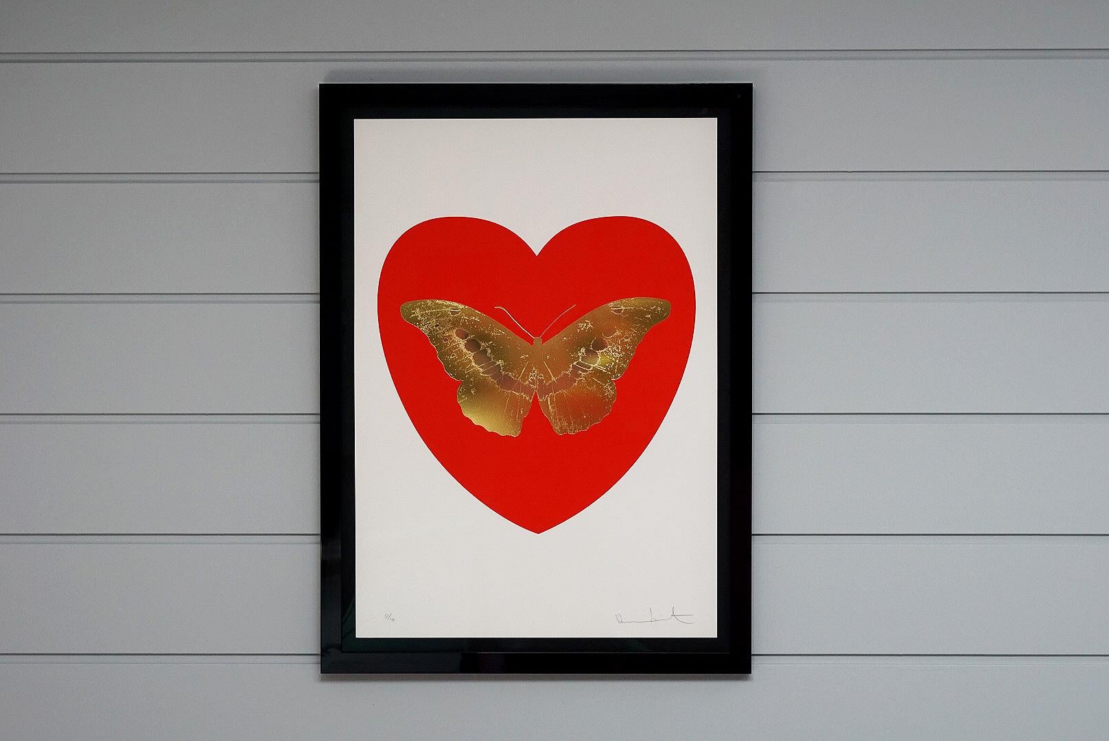Damien Hirst, Butterfly, Poppy Red/Gold (2015) 9