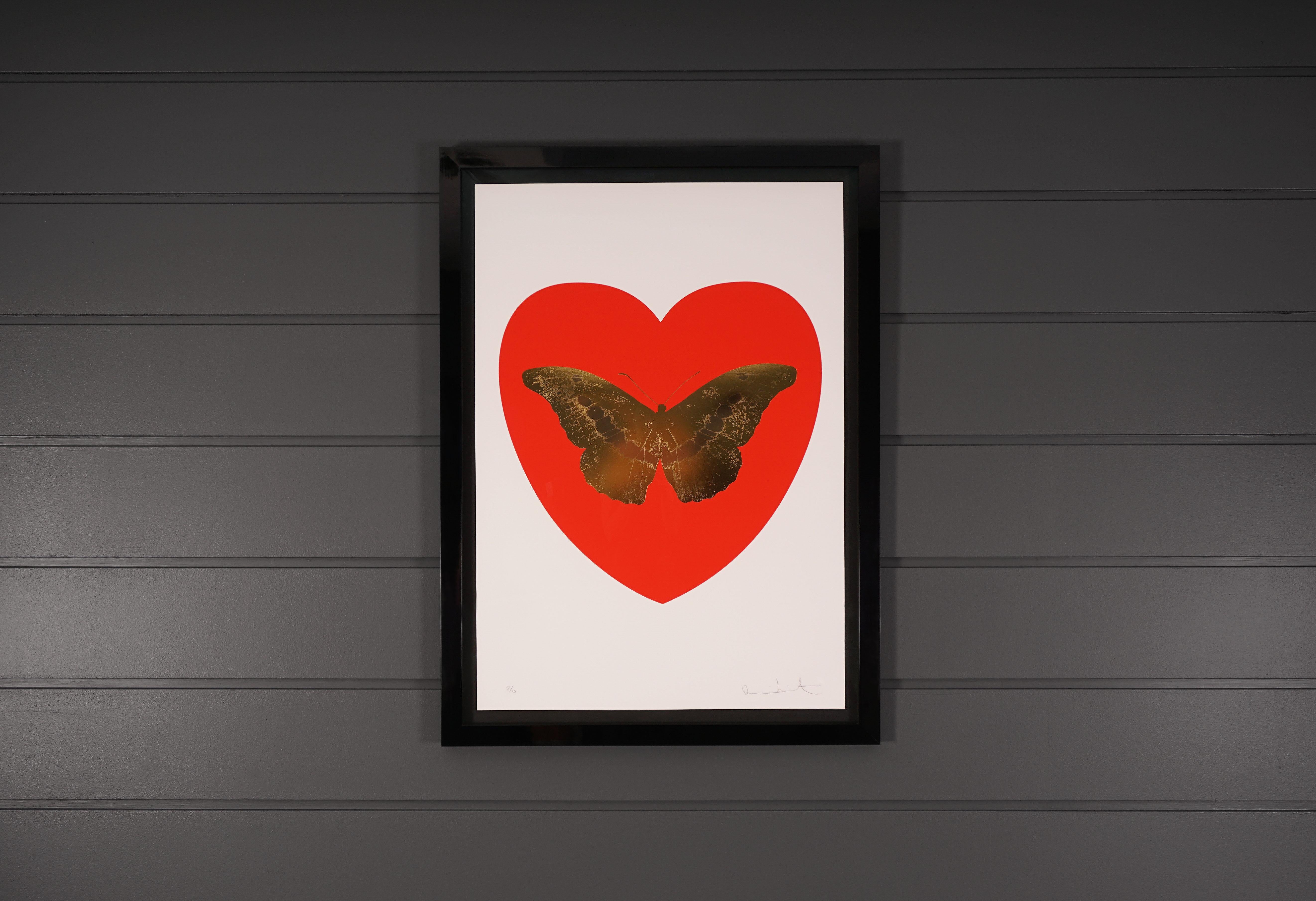 Damien Hirst, Butterfly, Poppy Red/Gold (2015) 5