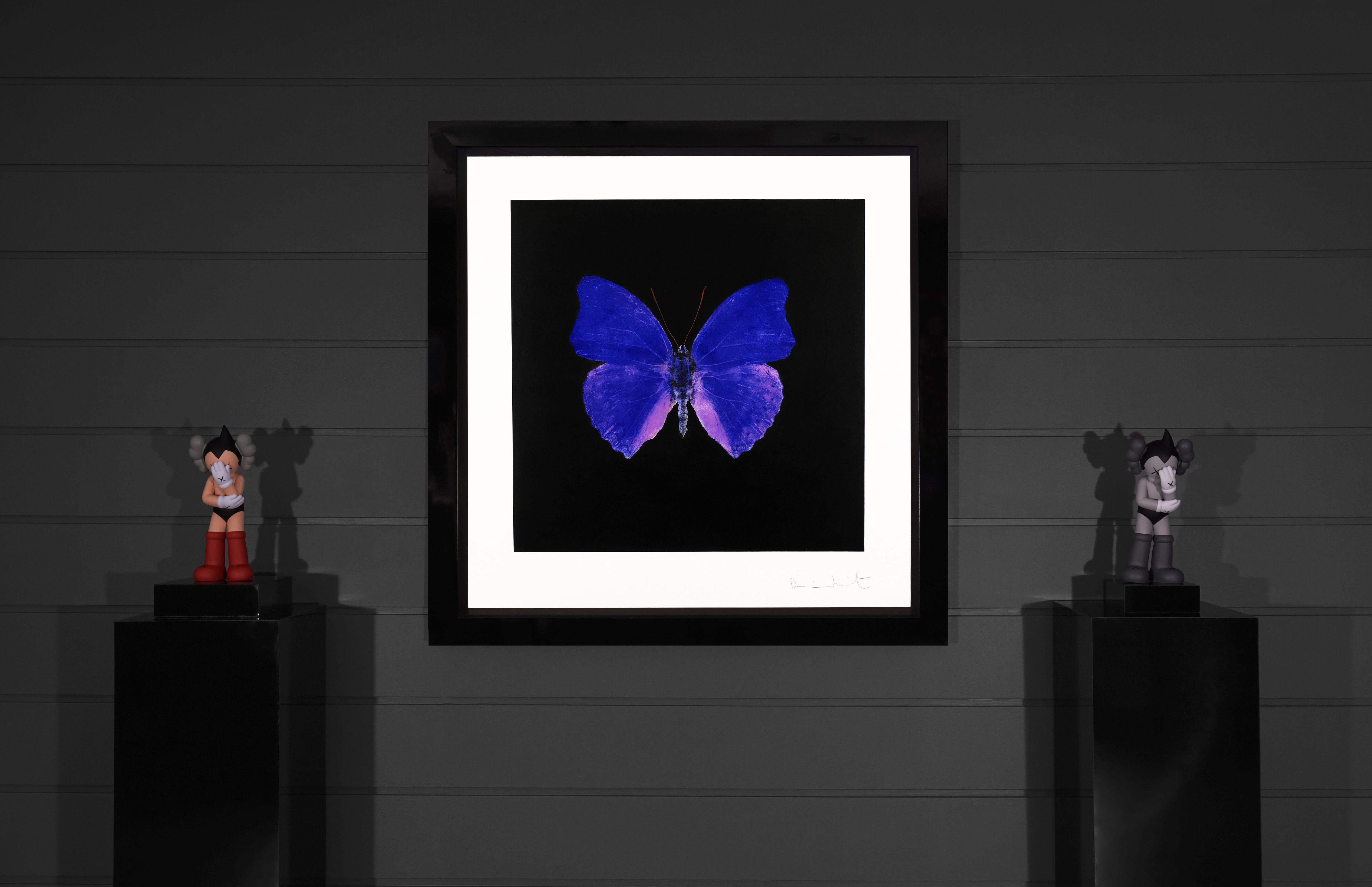 Damien Hirst, Butterfly Souls Etching, Cobalt, 2007 5