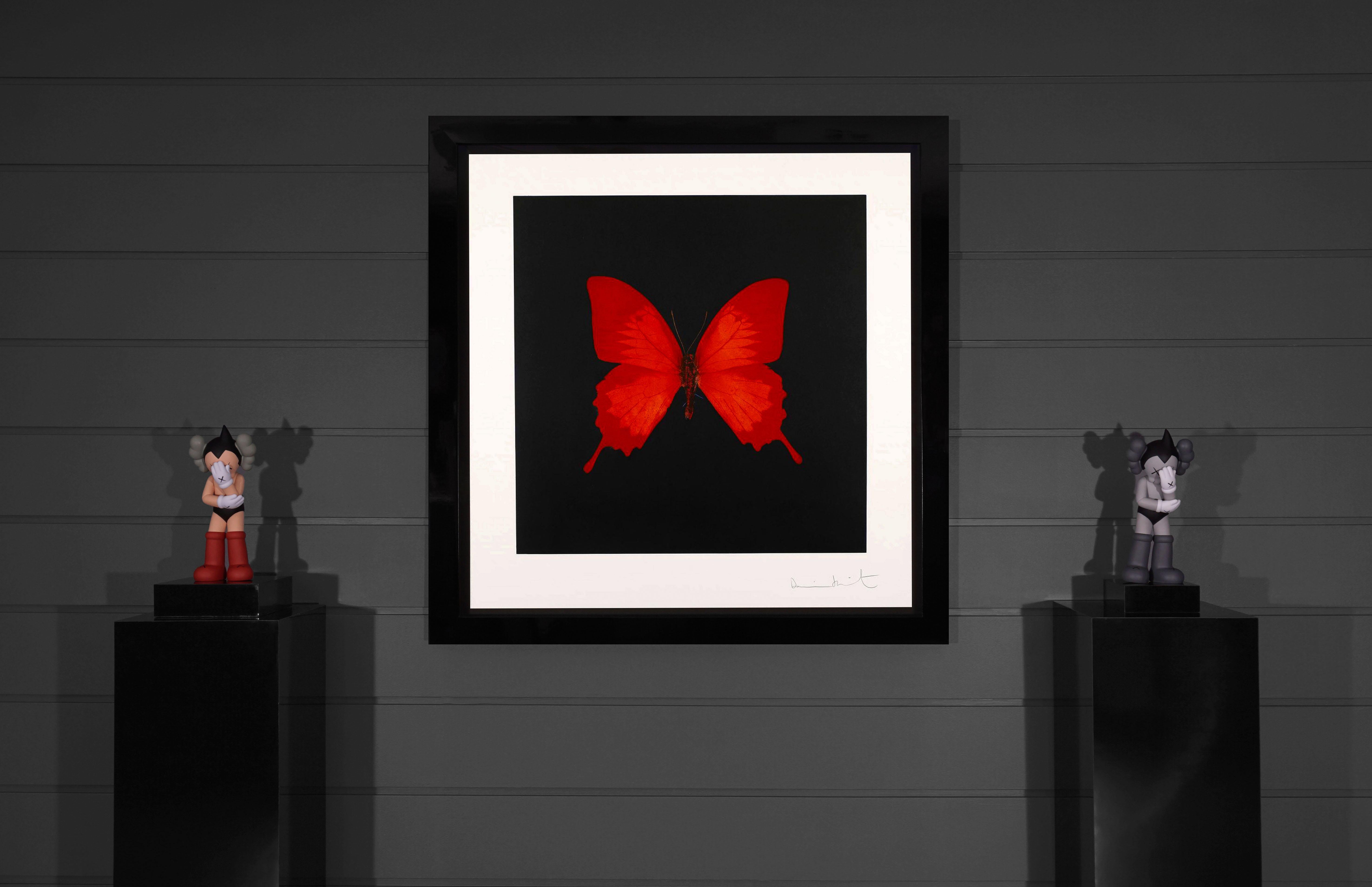Damien Hirst, Butterfly Souls Etching, Red, 2007 6