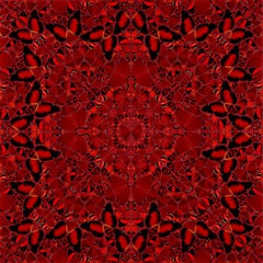 DAMIEN HIRST - EMPRESSES: NŪR JAHĀN - Edizione limitata. Farfalle Glitterate Rosse