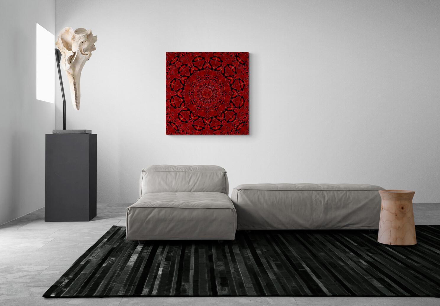 DAMIEN HIRST - EMpressES: SUIKO Limitierte moderne Schmetterlinge in Glitzerrot im Angebot 5