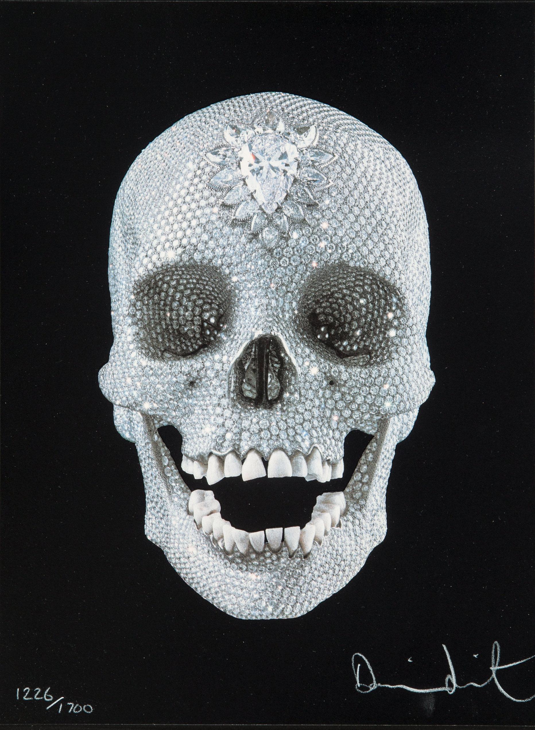 damien hirst for the love of god print