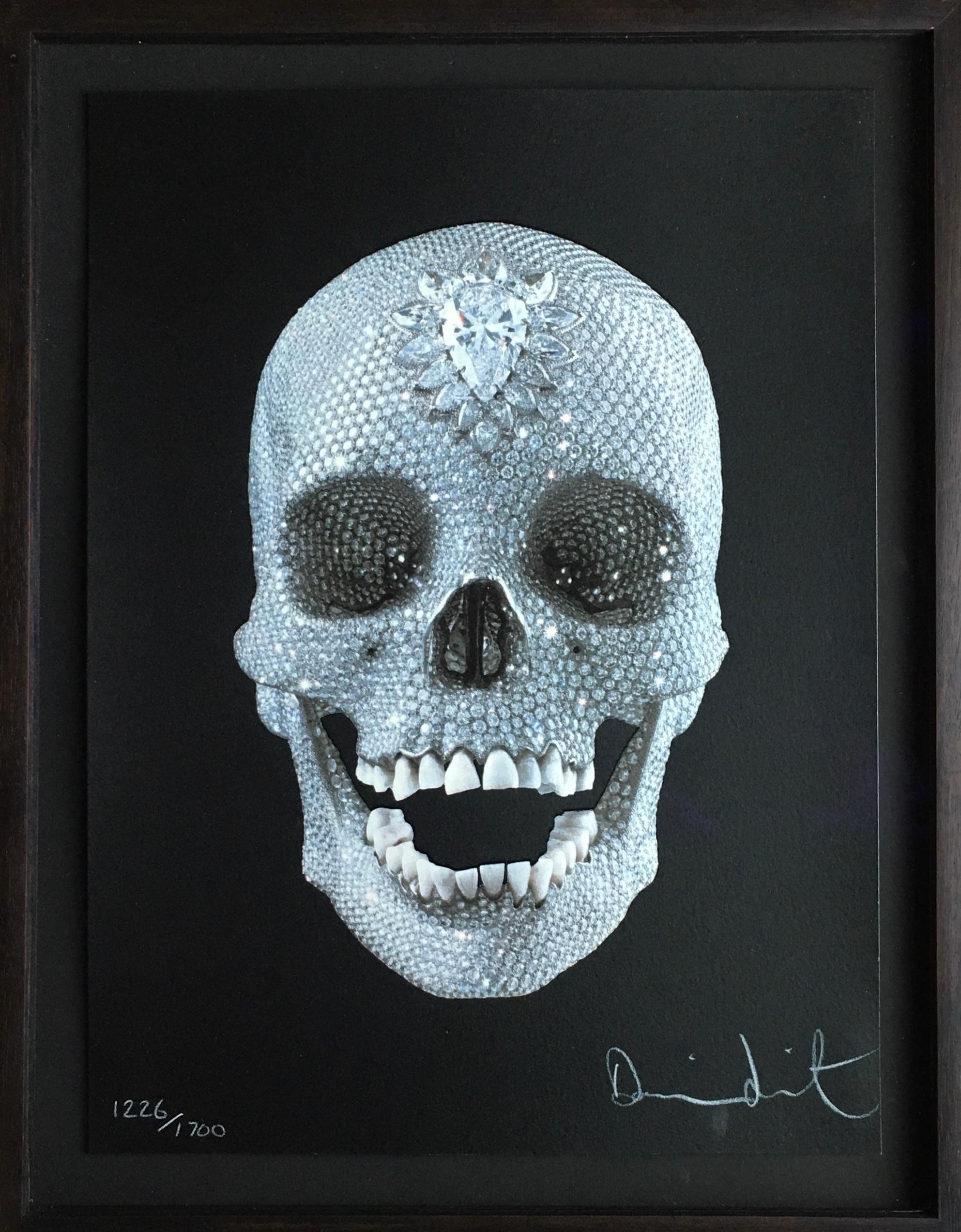 damien hirst skull poster