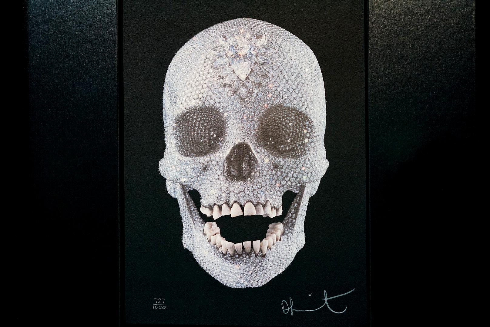 Damien Hirst, For The Love Of God with Diamond Dust (2007) 9