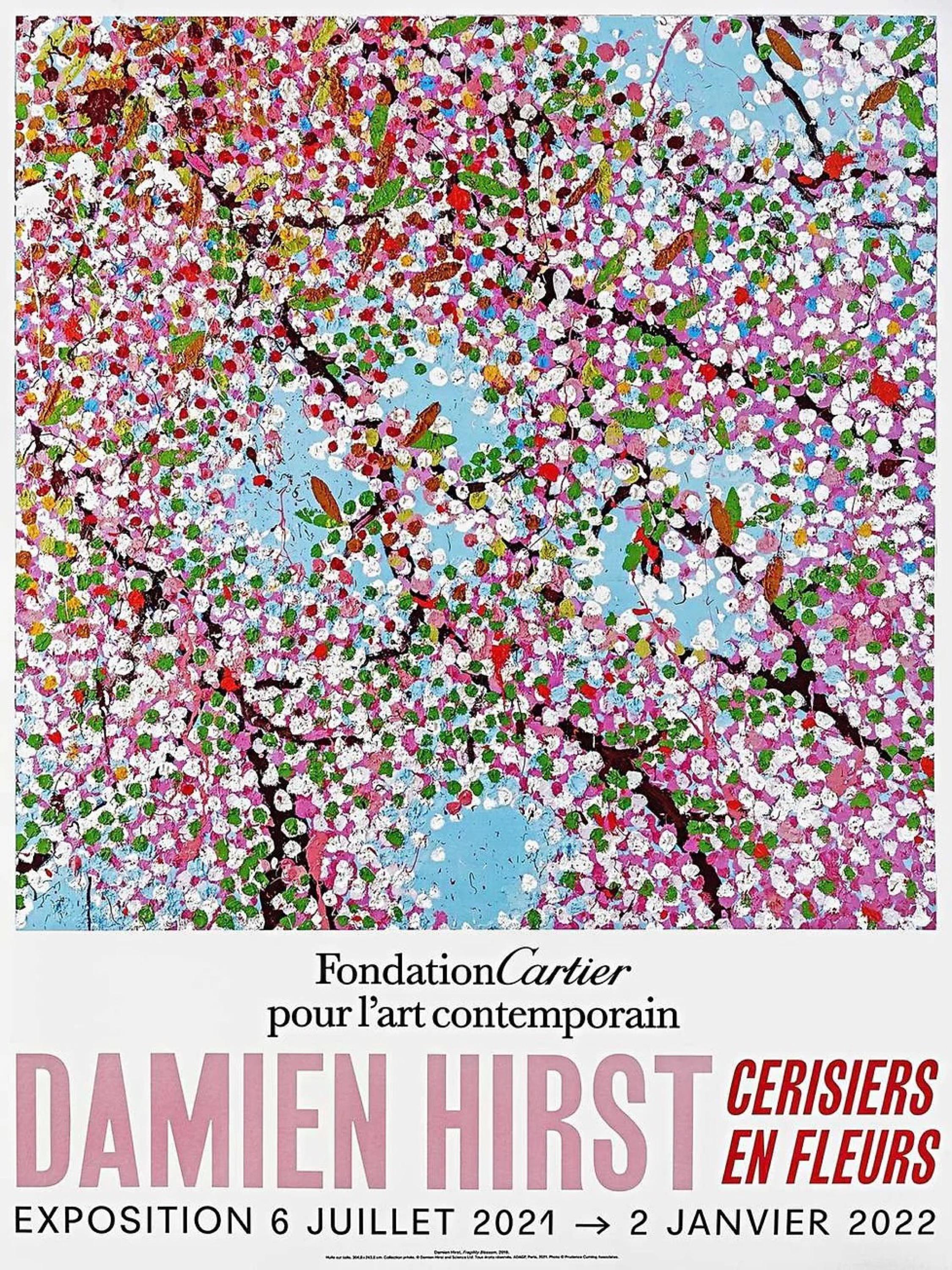 Damien Hirst, Foundation Cartier Cerisiers En Fleurs Cherry (Set of 6), 2021 For Sale 5