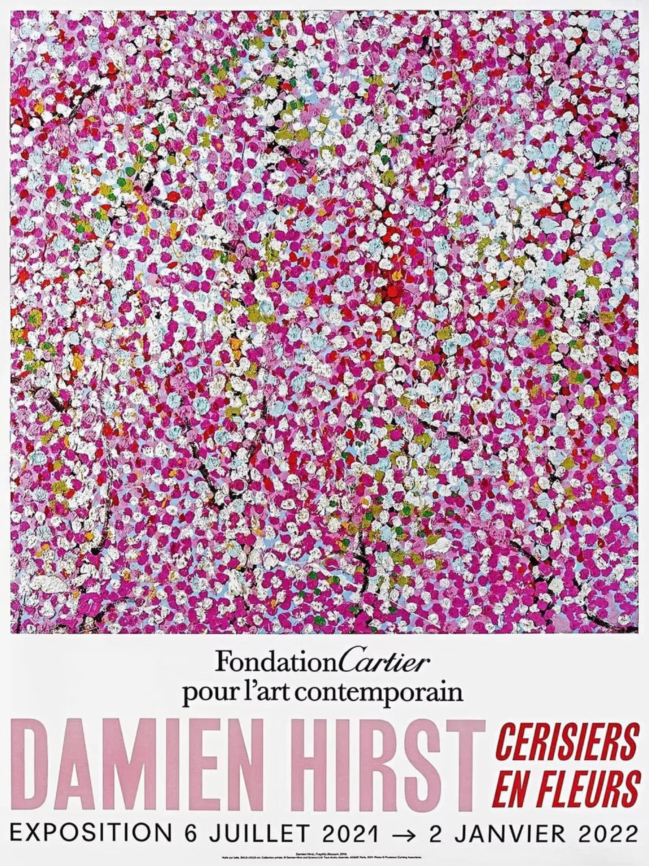 Damien Hirst, Foundation Cartier Cerisiers En Fleurs Cherry (Set of 6), 2021 For Sale 6