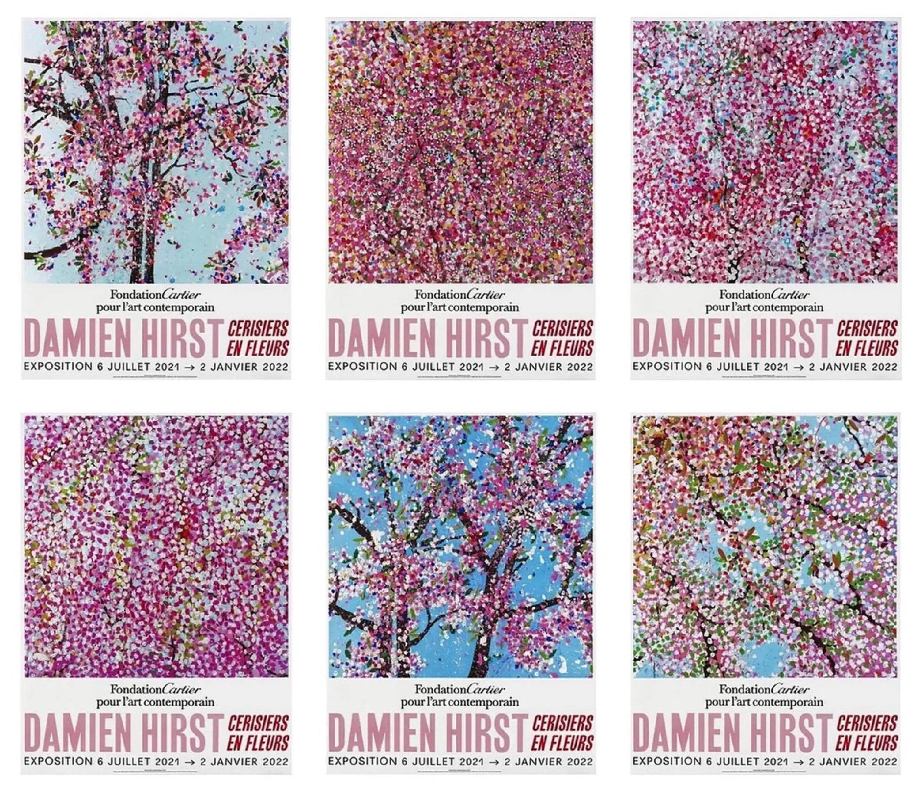 Damien Hirst, Cherry Blossoms, 2021

Set of 6 exhibition posters from the 'Cerisiers En Fleurs' Paris Cartier foundation exhibition
Print in colours on 220 gsm fine art paper
80 x 60 cm (31.5 x 23.62 in)
Unkown edition size

Please note these are