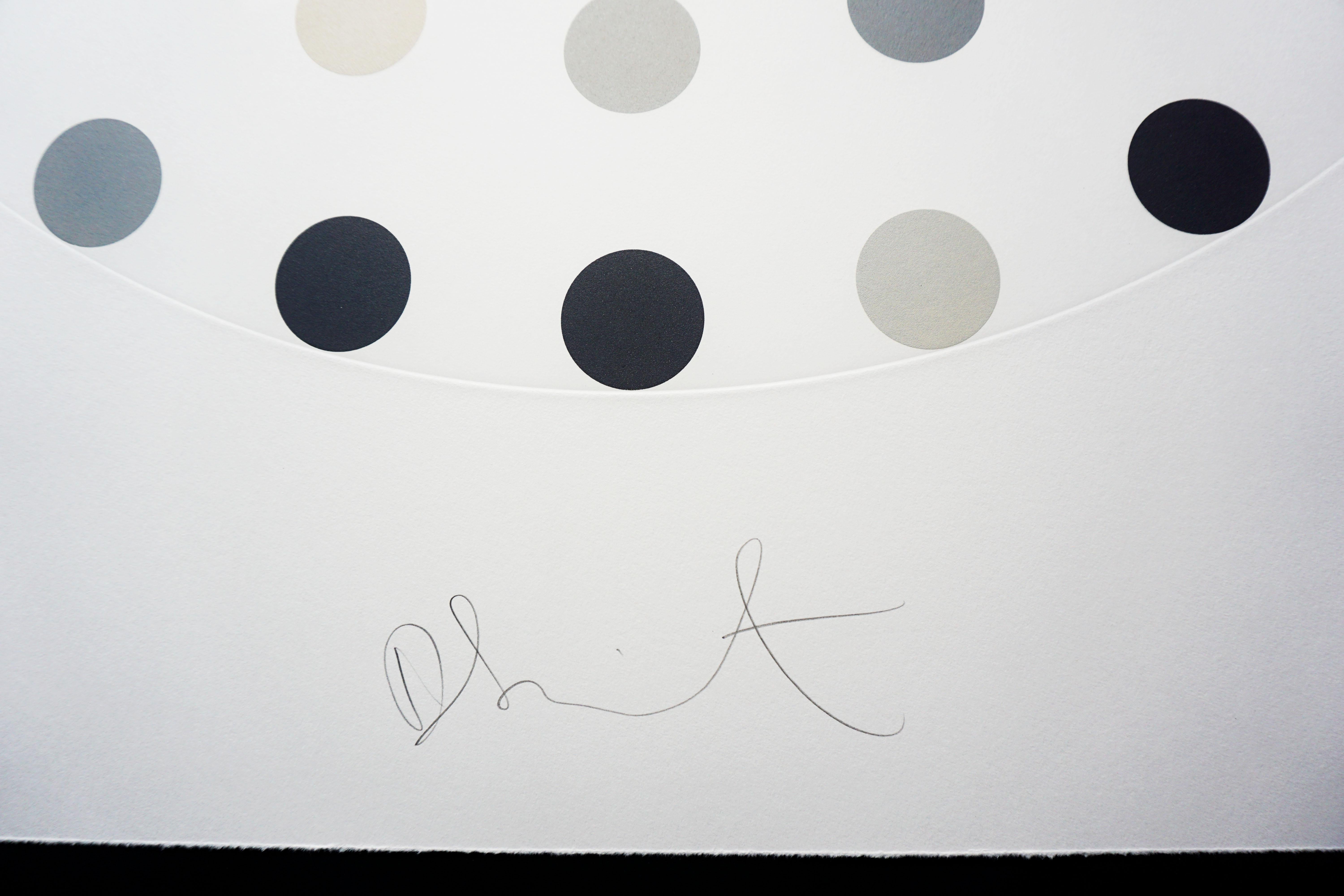 Damien Hirst, Grey 'Spots' Etching, 2004 4