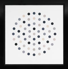 Damien Hirst:: Graue „Spots“-Radierung:: 2004