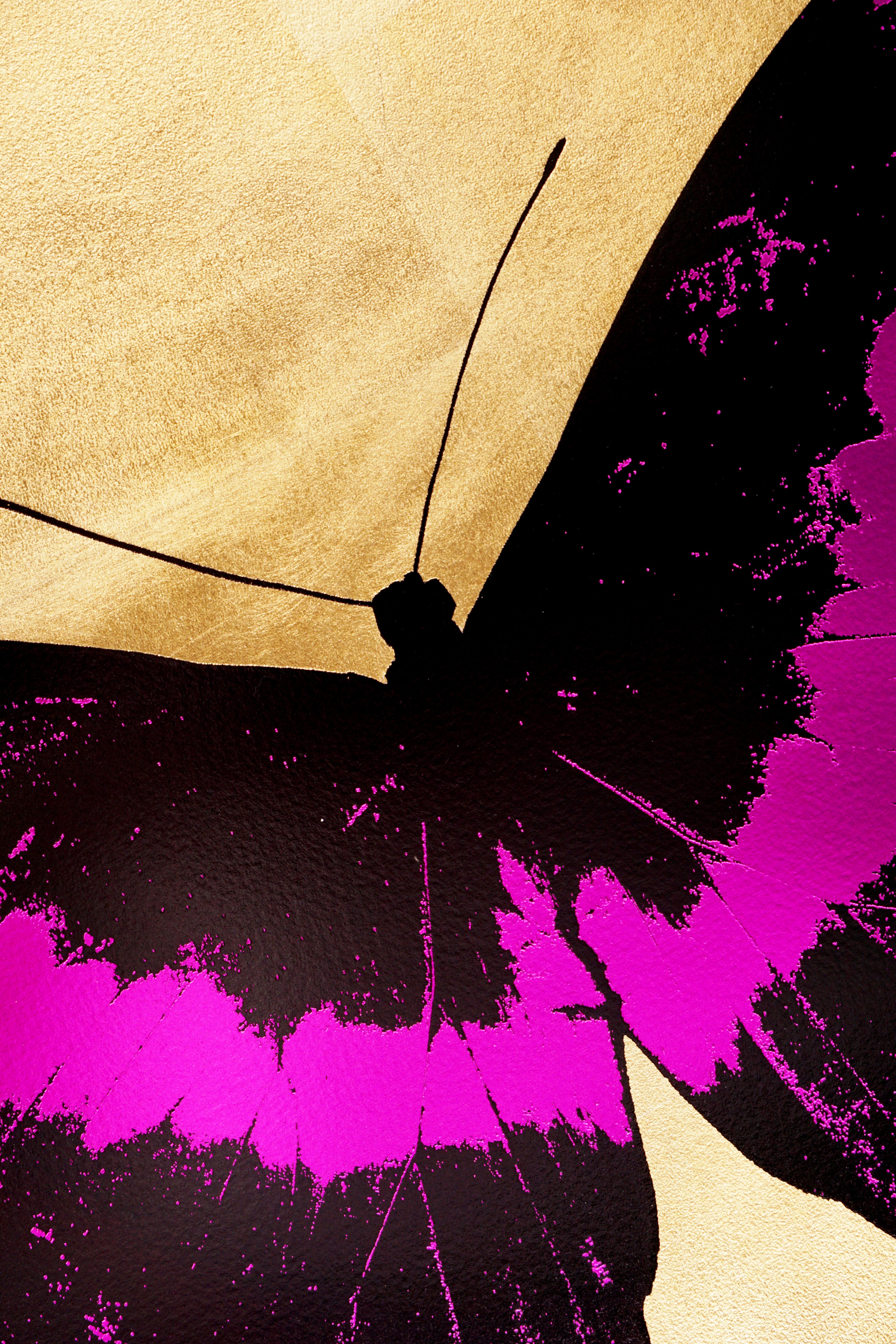 Damien Hirst, I Love You Butterfly, Fuchsia/Gold, 2015 2