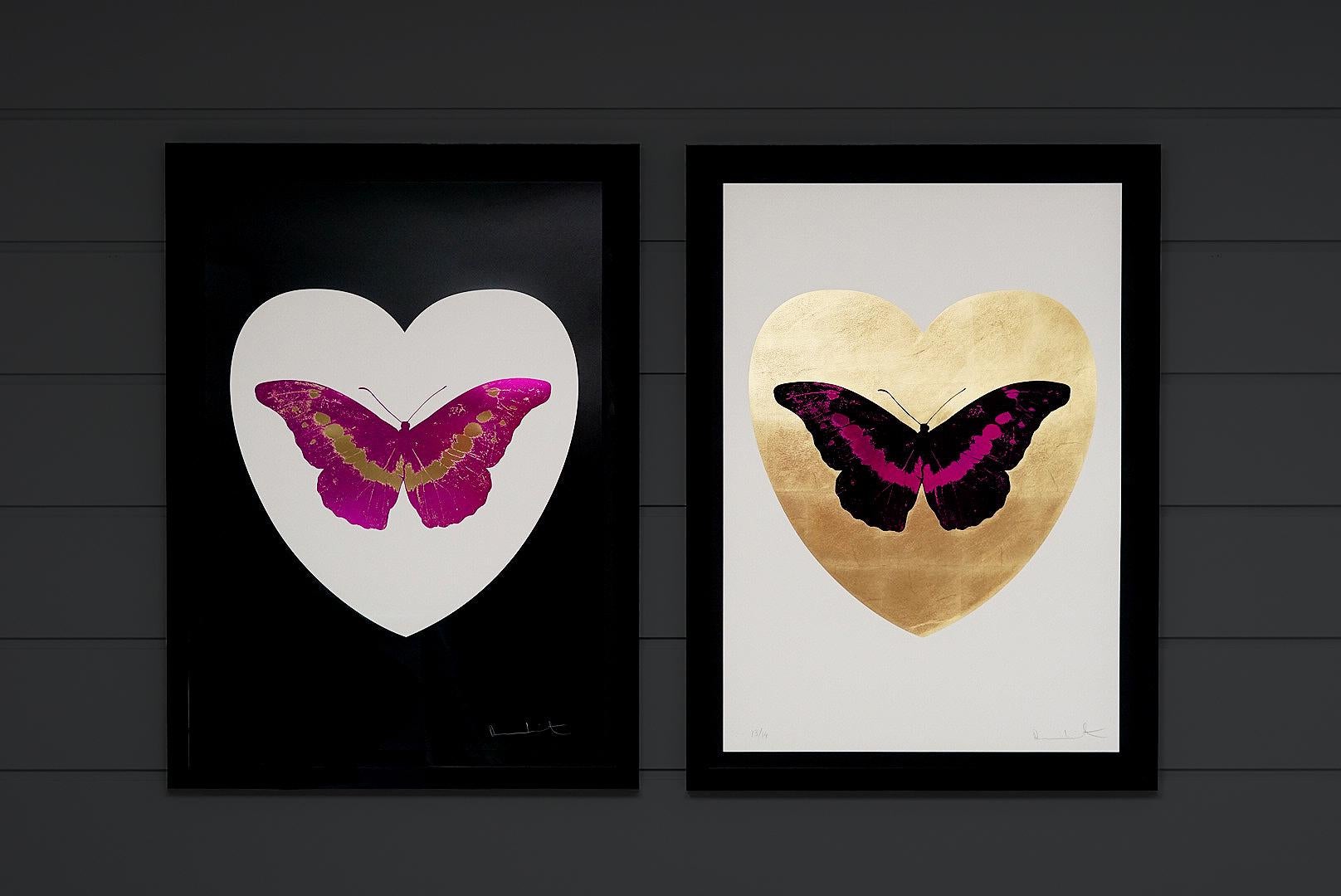 Damien Hirst, I Love You Butterfly, Fuchsia/Gold, 2015 6