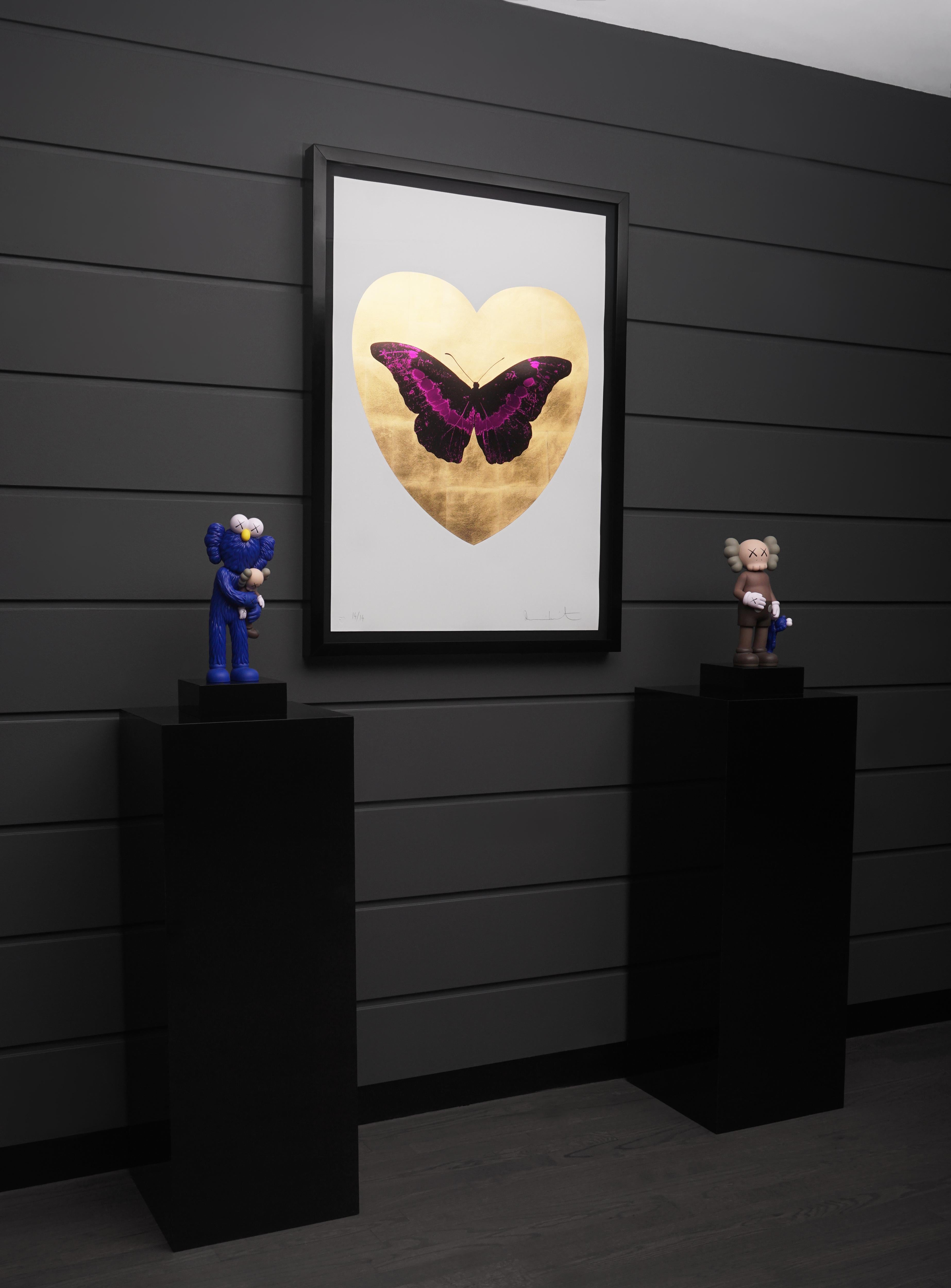 Damien Hirst, I Love You Butterfly, Fuchsia/Gold, 2015 8