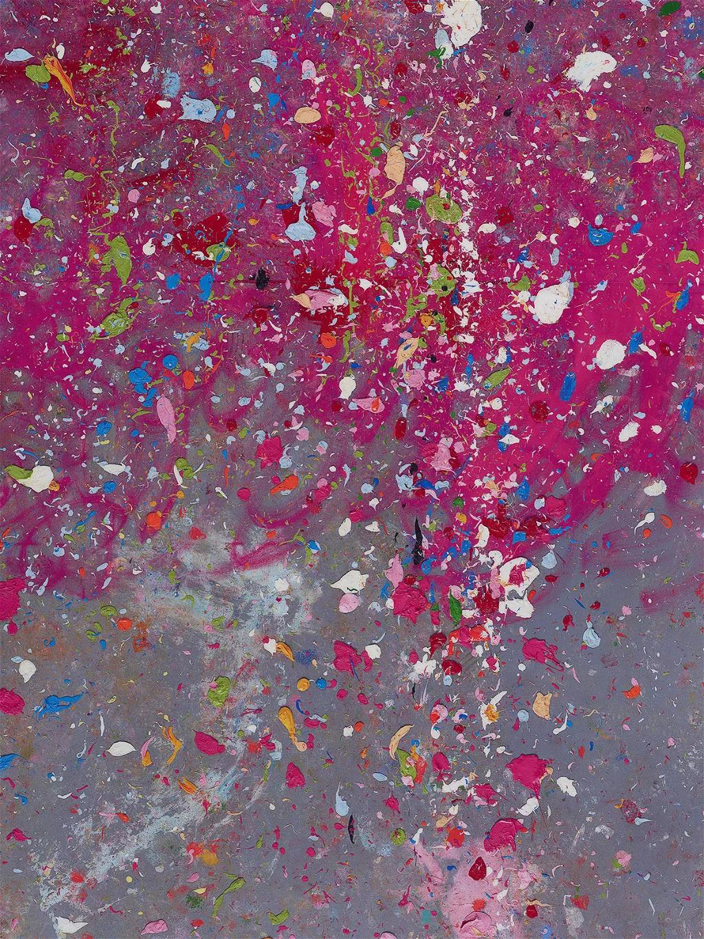 DAMIEN HIRST - KYNANCE COVE. Dove la terra incontra il mare. Astrazione, britannico - Abstract Print Grigio di Damien Hirst