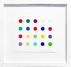 Damien Hirst "Laurinsäure-Butyl-Ester" Flecken Druck
